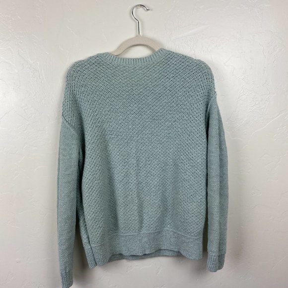 GAP Mixed Texture Linen/Cotton Pullover Sweater - Picture 8 of 8